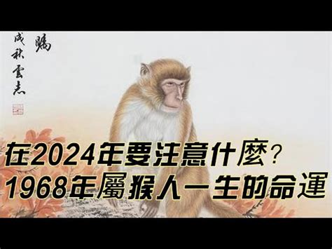 1968屬|【1968 生肖】1968生肖猴運勢指南：55歲屬猴中晚年財運、健康。